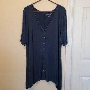 Soft Surroundings blue shirt